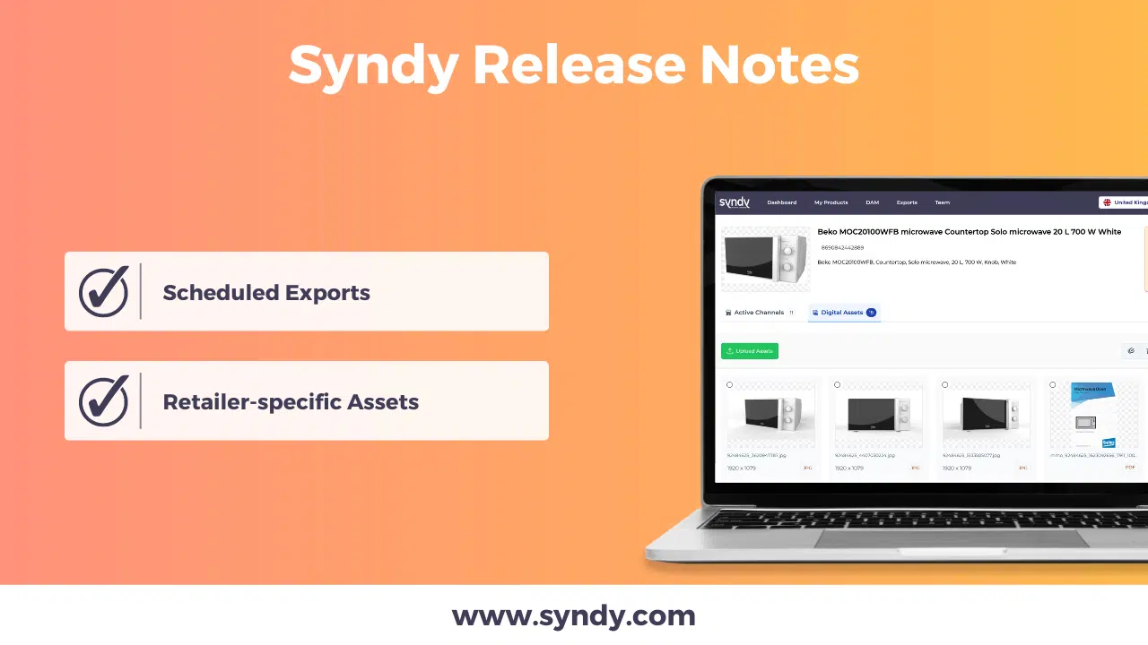 Syndy Release Notes